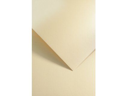 Galeria Papieru Iceland krémový dekorační karton A4 220 g/m2 se strukturovaným povrchem