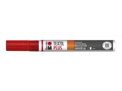 Fix na tmavý textil Marabu Textil Painter Plus 3 mm, odstín červený třešňový 031