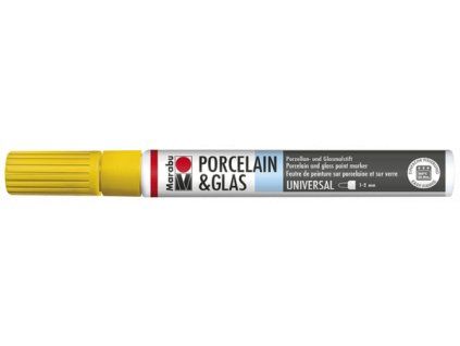 377 marabu porcelain painter 1 2 mm zluty