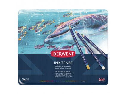 1313 2 derwent inktense akvarelove pastelky 24 barev