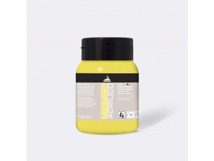 17685 3 akrylova barva maimeri acrilico 500 ml zluta zakladni 116