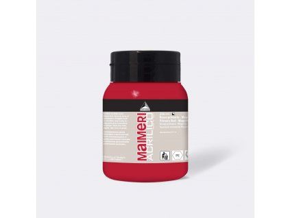 17688 3 akrylova barva maimeri acrilico 500 ml cervena primarni magenta 256