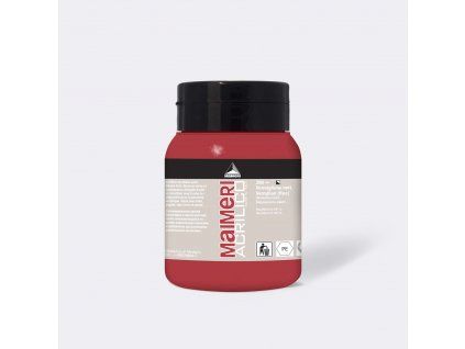 17691 3 akrylova barva maimeri acrilico 500 ml cervena rumelka 280
