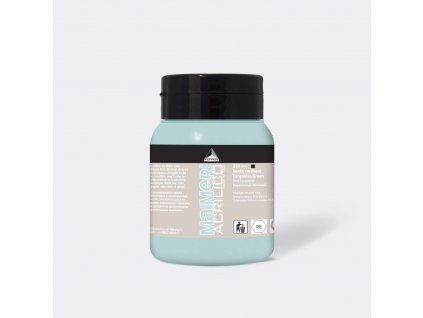 17694 3 akrylova barva maimeri acrilico 500 ml tyrkys zeleny 350