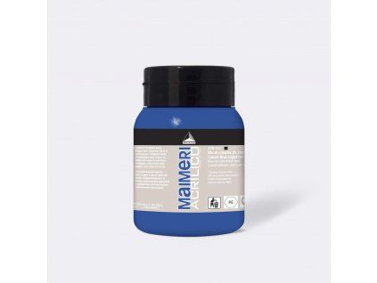 17697 3 akrylova barva maimeri acrilico 500 ml modra kobaltova 370