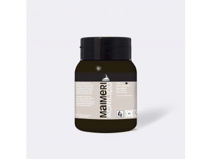 17703 3 akrylova barva maimeri acrilico 500 ml cerna mars 540