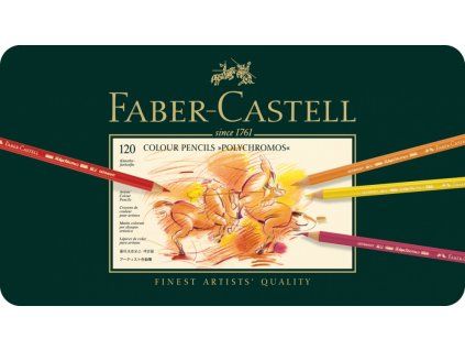 1940 4 umelecke pastelky faber castell polychromos 110011 sada 120 barev