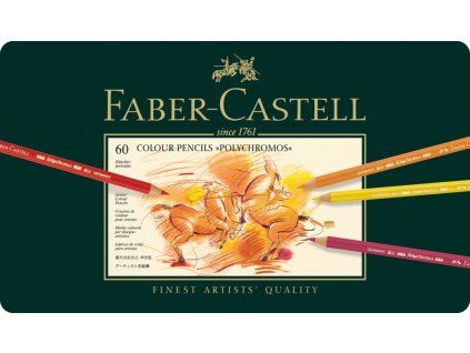 2054 5 umelecke pastelky faber castell polychromos 110060 sada 60 barev
