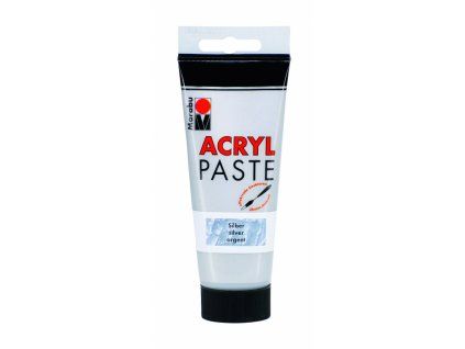 2861 akrylova pasta marabu 100 ml stribrna
