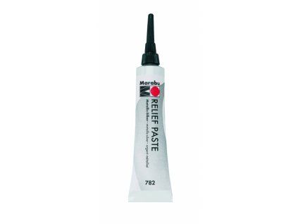 3473 kontura na sklo a porcelan marabu relief paste stribrna 782