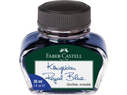 19758 inkoust faber castell 30 ml modry
