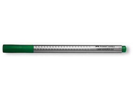 3974 2 popisovac faber castell finepen grip 0 4 mm zeleny zakladni