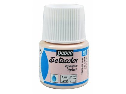 6884 barva na textil pebeo setacolor opaque 45 ml ruzova oblicejova 90