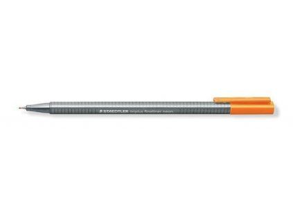 7355 1 staedtler triplus fineliner 334 0 3mm 401 neon oranzova