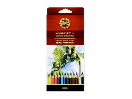 8195 1 akvarelove pastelky koh i noor 3718 mondeluz sada 24 barev