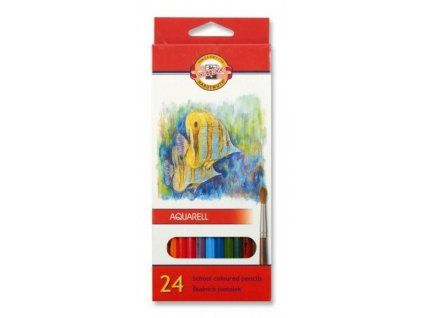 8198 1 akvarelove pastelky koh i noor 3718 sada 24 barev