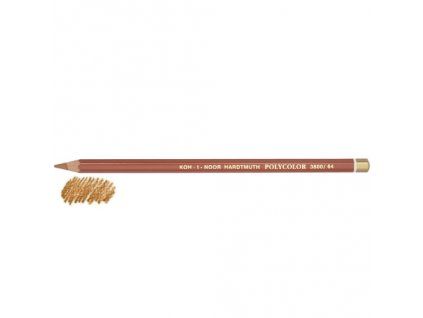 24528 pastelka polycolor okr paleny 64