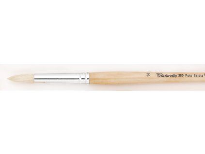 24552 stetec 380 5 kulaty dlouhy white bristle tintoretto
