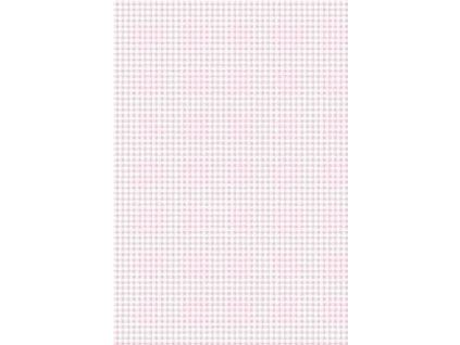 9662 karton 200 g a4 ruzovo bila kostka