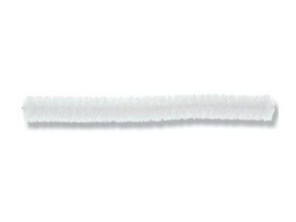 9770 plysovy drat 10 ks 8 mm 50 cm bily