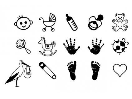 10010 sada 15 ks razitek heyda baby