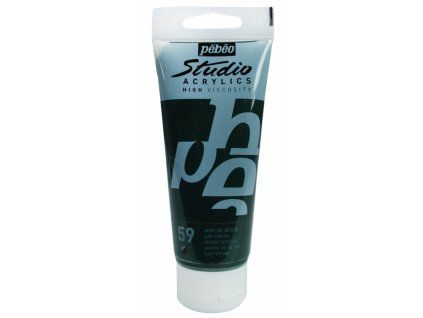 11858 akrylova barva pebeo studio acrylic 100 ml 059 zelena miza