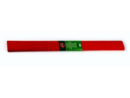 28524 krepovy papir 200 x 50 cm cervena svetla