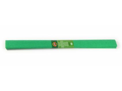 28554 krepovy papir 200 x 50 cm zelena stredni