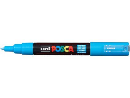 UNI POSCA PC 1MC light blue. (2)