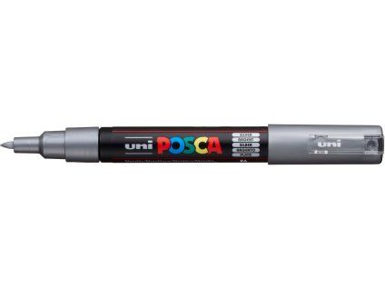 UNI POSCA PC 1MC silver. (2)
