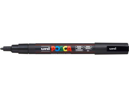 UNI POSCA PC 3M black. (2)