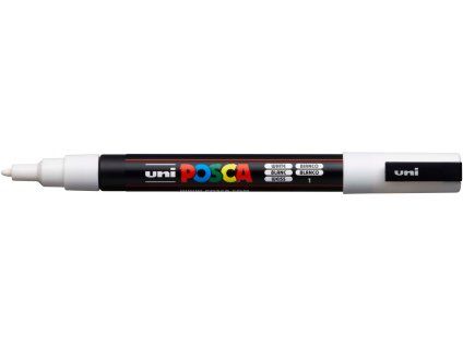 UNI POSCA PC 3M white. (3)