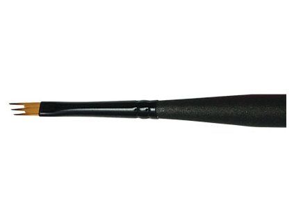 Royal Langnickel Mini Majestic Angular Wisp 10/0 šikmý hřebenový štětec pro speciální efekty