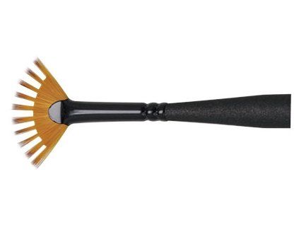 Royal Langnickel Mini Majestic Fan Wisp 10/0, syntetický vějířový hřebenový štětec