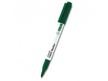 Fix na textil Monami Fabric Marker Brush, štětcový hrot, odstín tmavě zelená