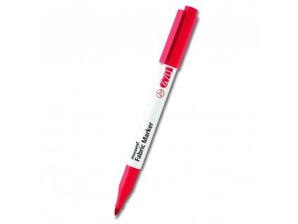 Fix na textil Monami Fabric Marker Brush, štětcový hrot, červená fluo barva