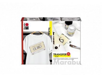 Marabu Textil Transfer Set, kompletní sada pro přenos motivů na textil