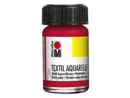 Marabu Textil Aquarelle 15 ml barva na textil, odstín 031 červená cherry
