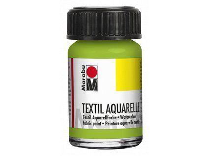 Marabu Textil Aquarelle 15 ml barva na textil, odstín 061 zelená reseda