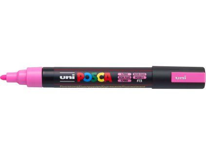 Akrylový popisovač Uni Posca PC-5M 1,8-2,5 mm, fluo růžová barva f13