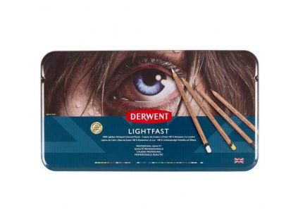 Derwent Lightfast sada 72 olejových pastelek, 100% světlostálost, krémová textura