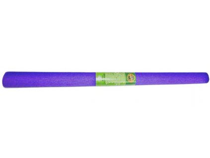 Krepový papír Koh-i-Noor fialový, rozměr 200 x 50 cm, stupeň krepování 30-40 %