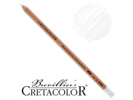 Cretacolor bílá křída v tužce medium, umělecký pastel pro kresbu a tónové efekty