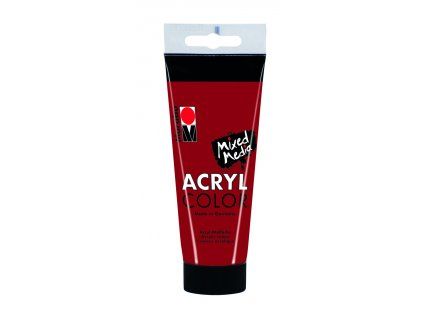 Marabu Acryl Color 100 ml akrylová barva, odstín 038 červená rubínová, tuba