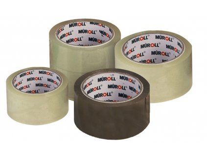 Lepící páska Muroll transparentní, šířka 75 mm, návin 66 m, samolepicí páska na roli