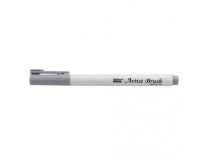 Marvy Artist Brush 1100-26 fix se štětcovým hrotem, odstín Silver Grey, vodní báze