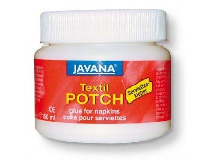 Kreul Textil Potch lepidlo na ubrouskovou techniku pro textil a látky, 150 ml