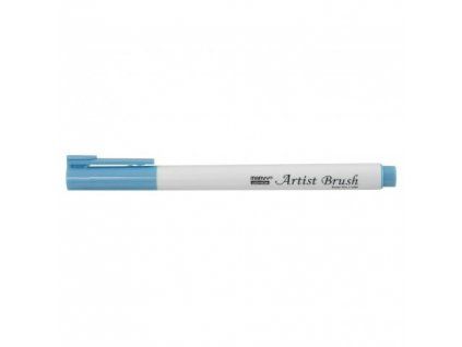 Fix Marvy Artist Brush 1100-36 se štětcovým hrotem, odstín Manganese Blue, vodní báze