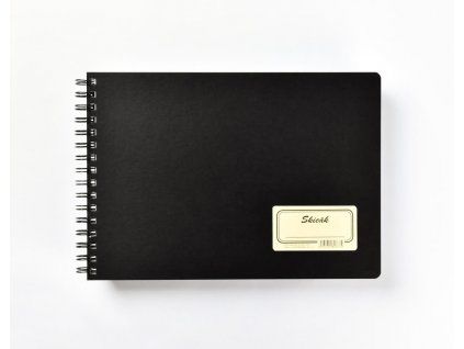 Retro skicák Bobo-Blok A4, 50 listů, boční vazba, papír 190 g/m2 pro suché techniky