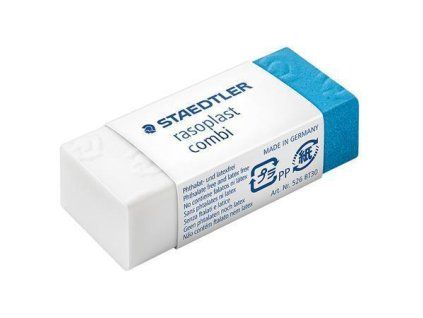 Pryž kombinovaná Staedtler Rasoplast combi, rozměr 43x19x13 mm, bez latexu